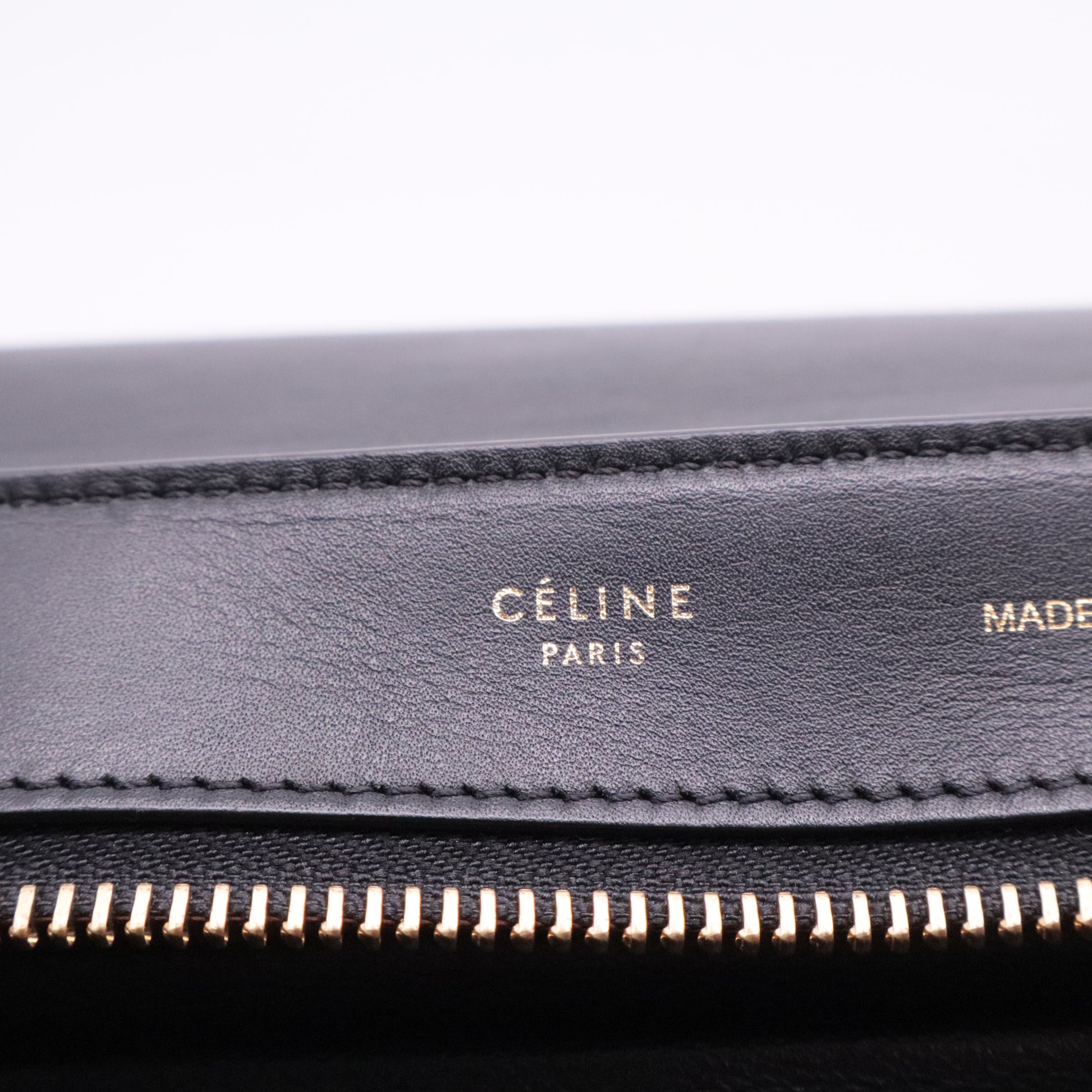 Tricolor Calfskin Small Trapeze Bag