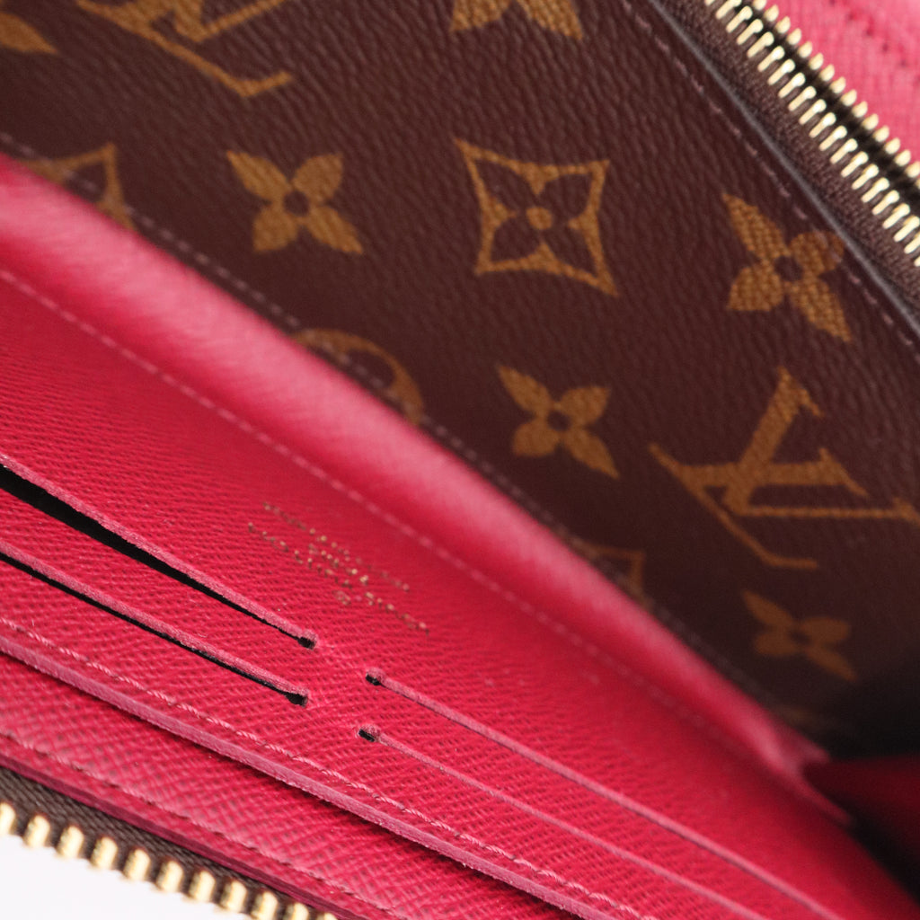 Monogram Clemence Wallet Rose Ballerine  W20403