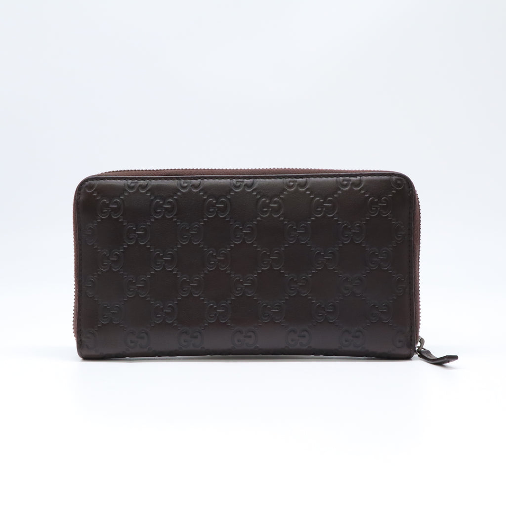 Gucci Guccissima Zip Around Wallet W21829