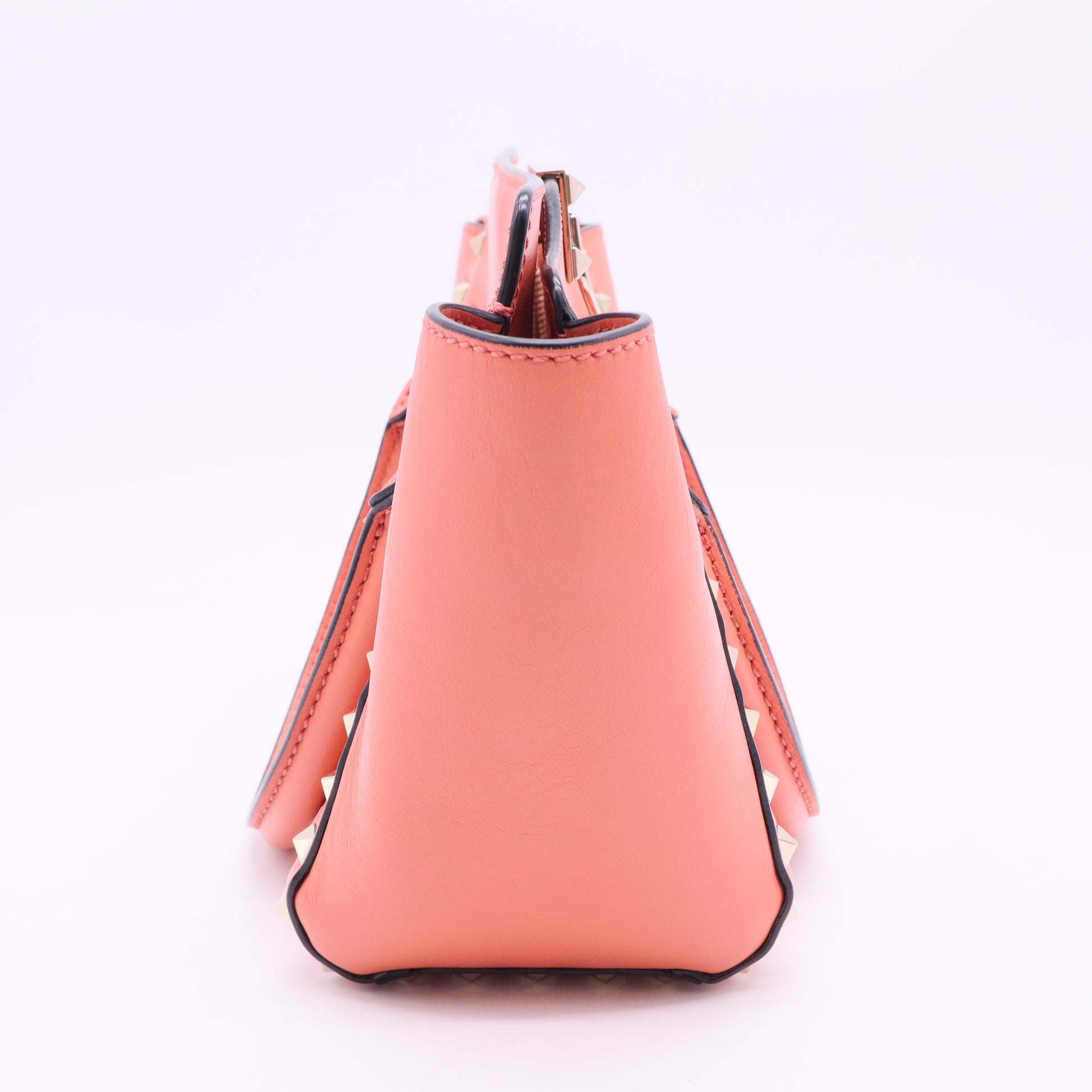 Rockstud Tote Rigid Leather Mini