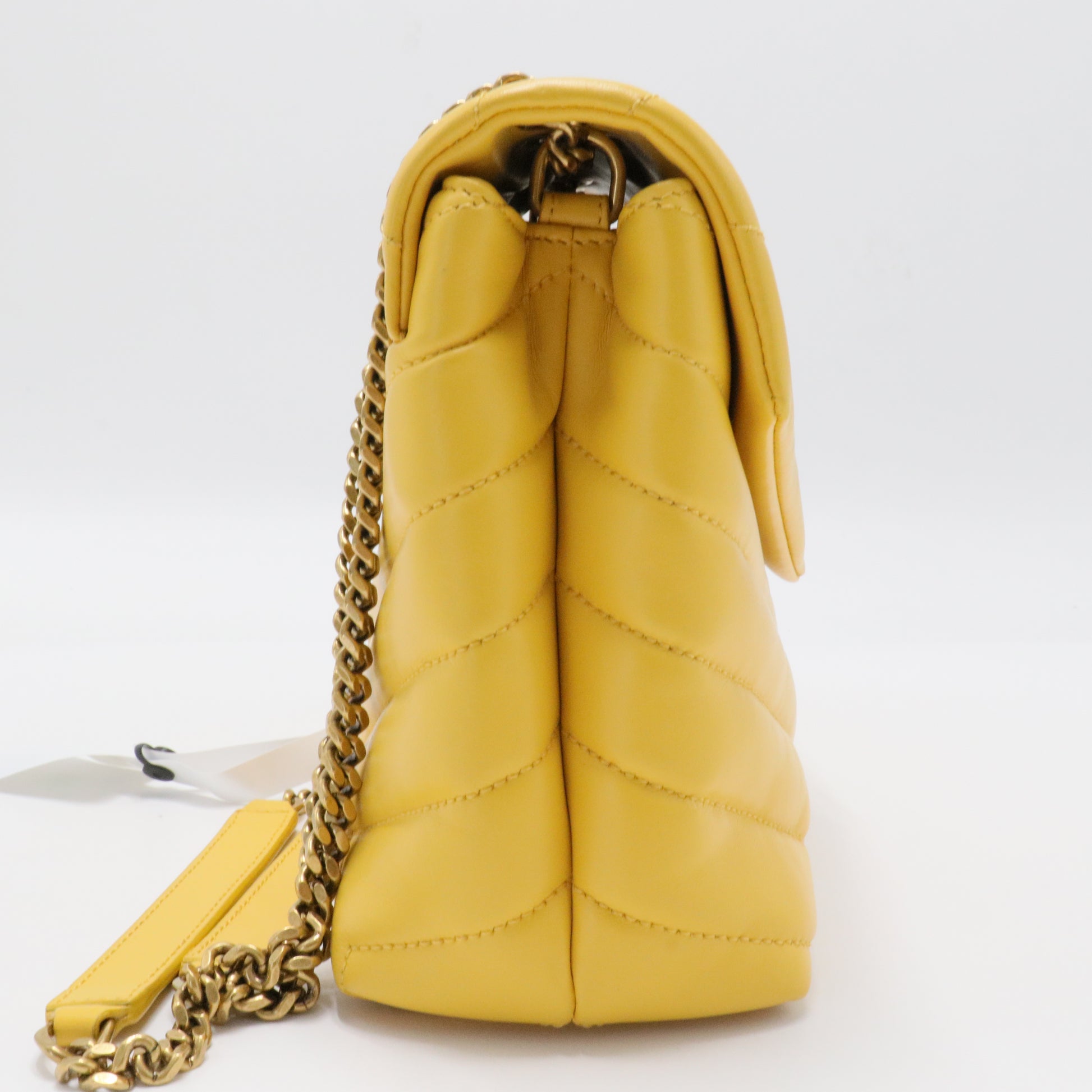 Loulou Shoulder Bag Matelasse Chevron Leather Small