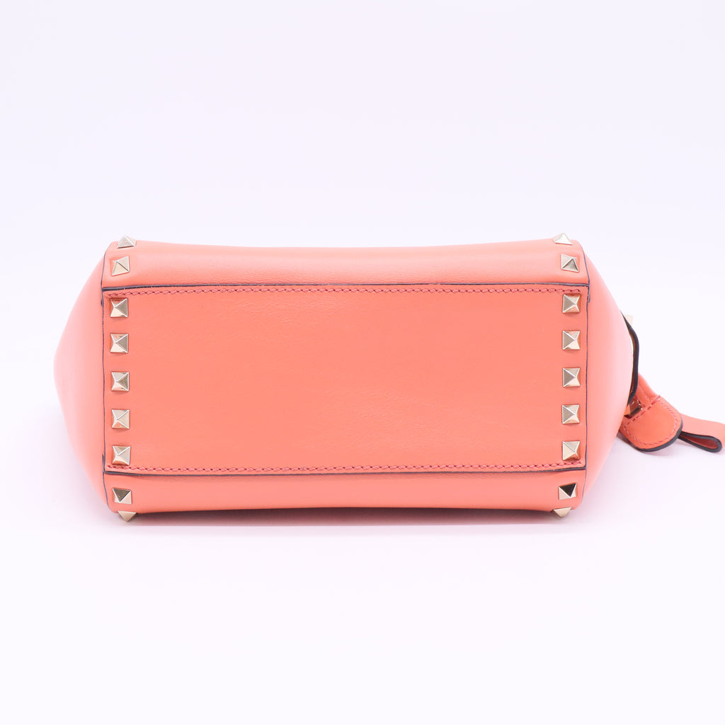 Rockstud Tote Rigid Leather Mini