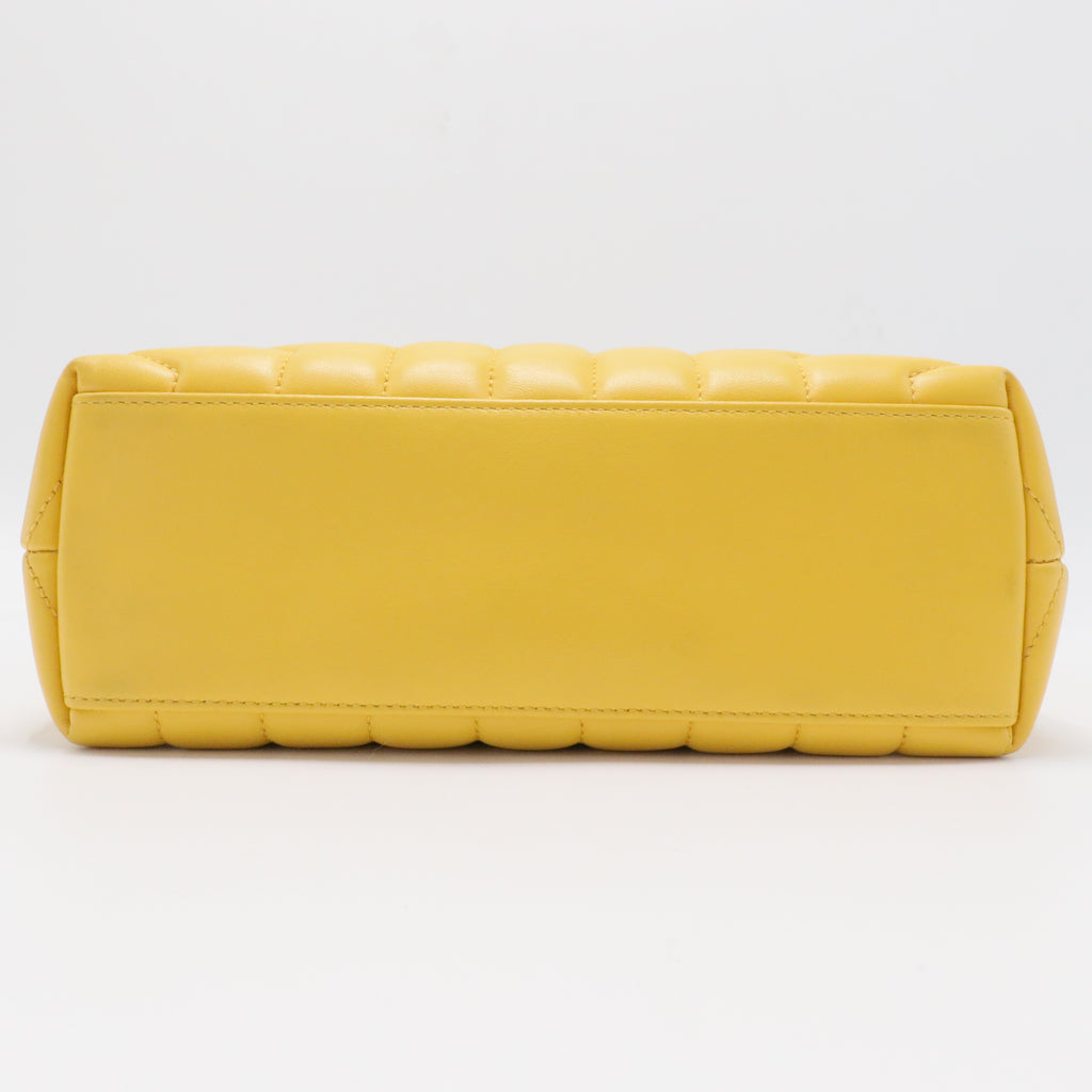 Loulou Shoulder Bag Matelasse Chevron Leather Small