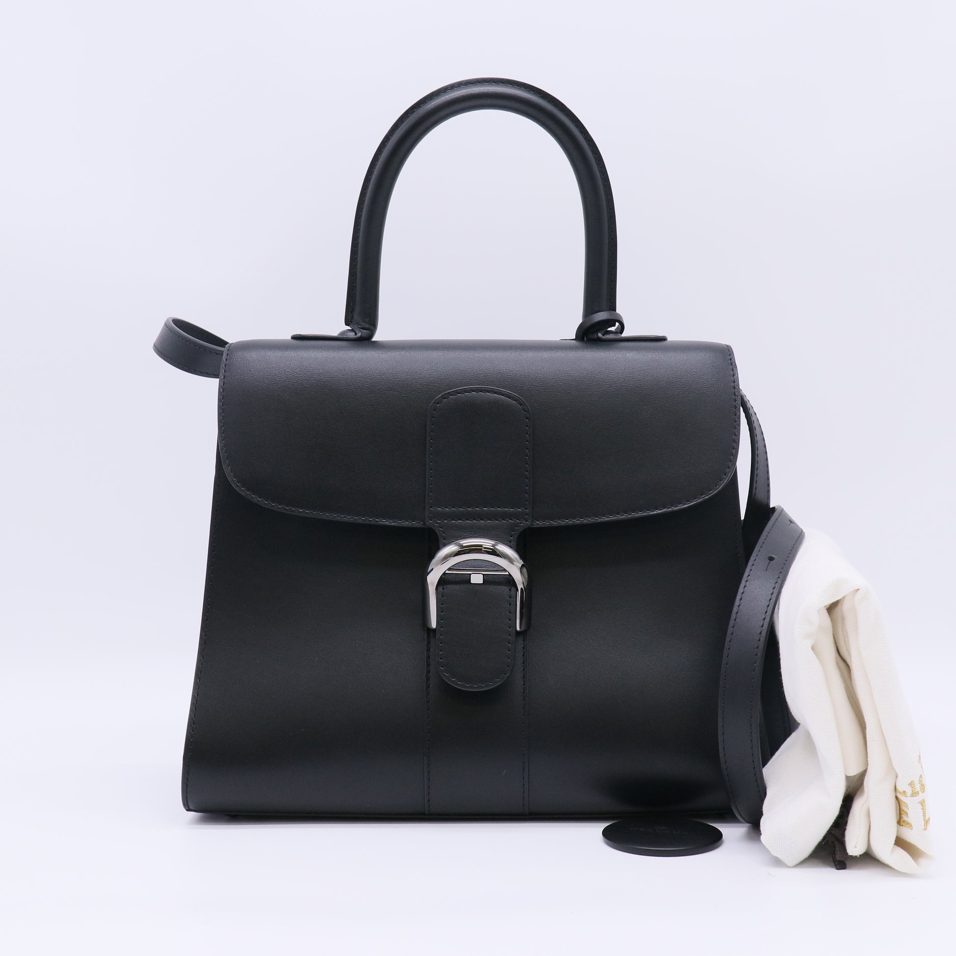 Delvaux Brillant MM Bag in Box Calf Leather B23480