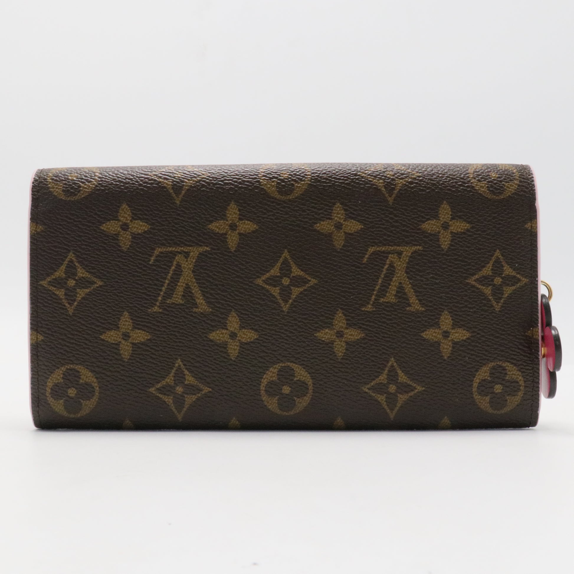 Bloom Flower Emilie Monogram Canvas Wallet