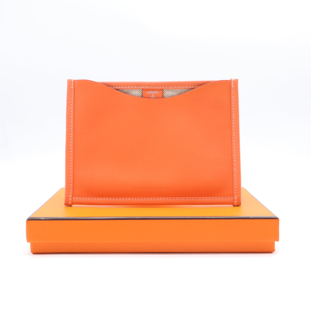 Hermes Petit h Flaneur Forever Passport Case / Flat Pouch W21674