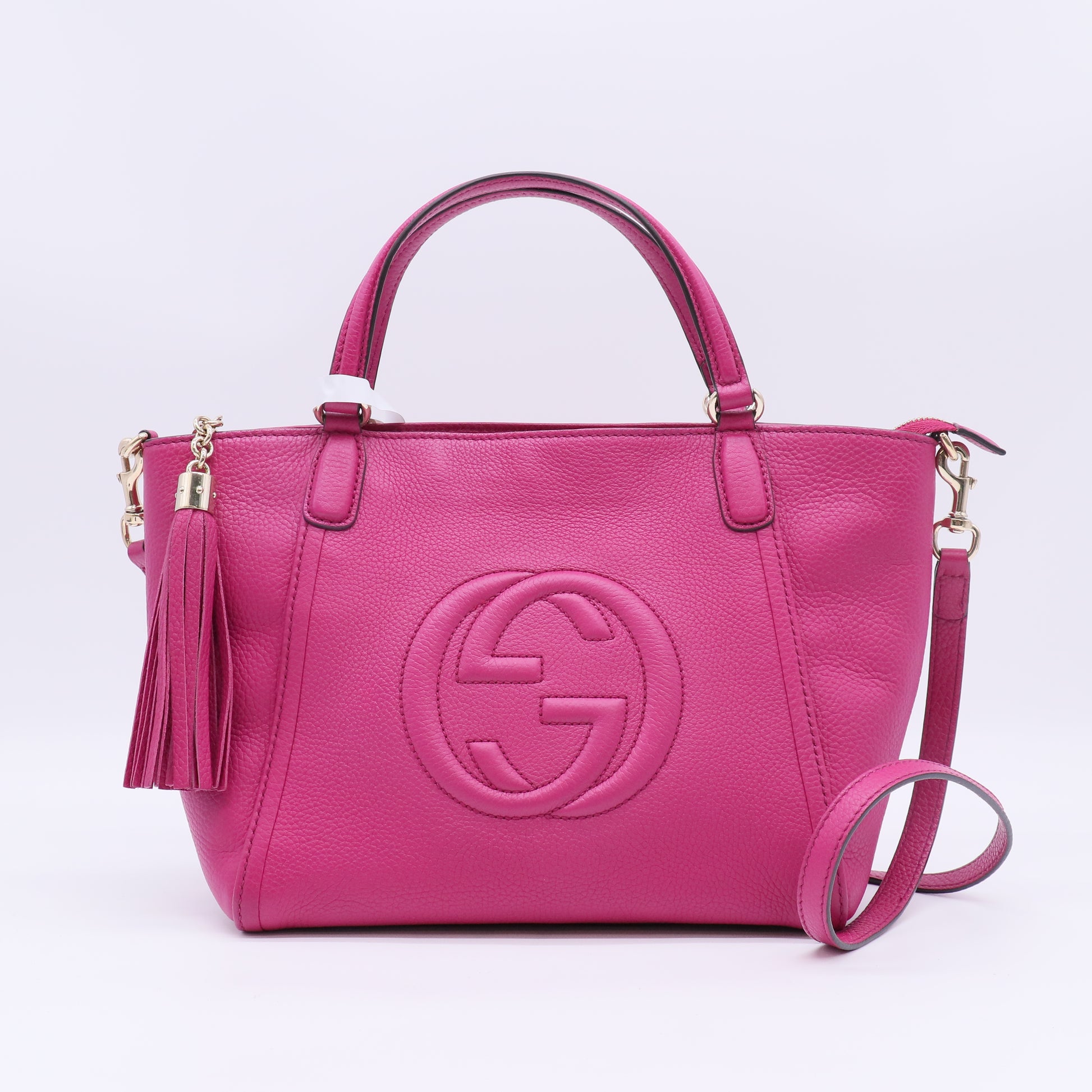 Gucci Pebbled Calfskin Small Soho Top Handle Bag B23271
