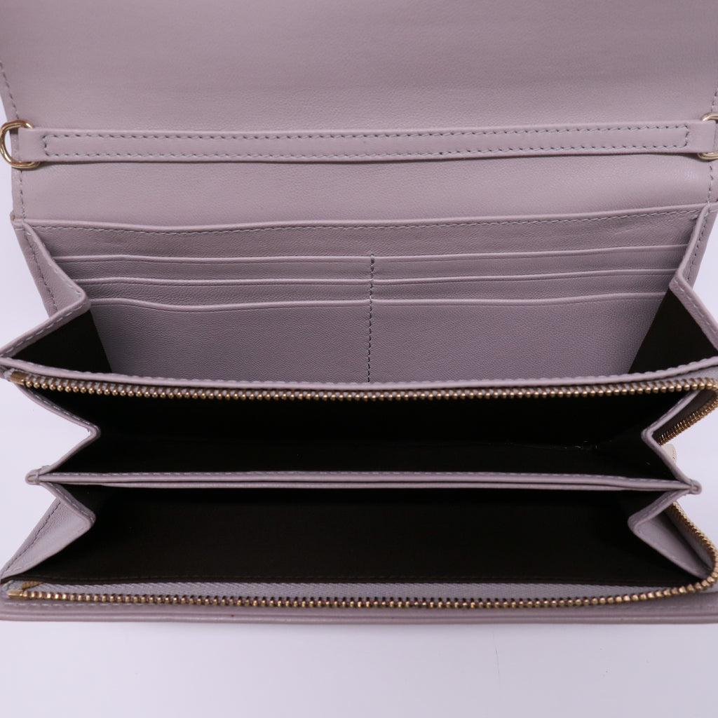 Lambskin  Flap WOC Twins LDJ4438
