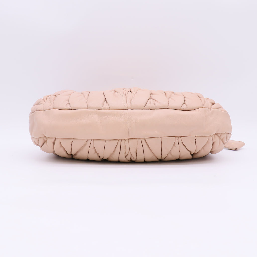 Miu Miu Coffer Matelassé Nappa Leather Handbag B23999