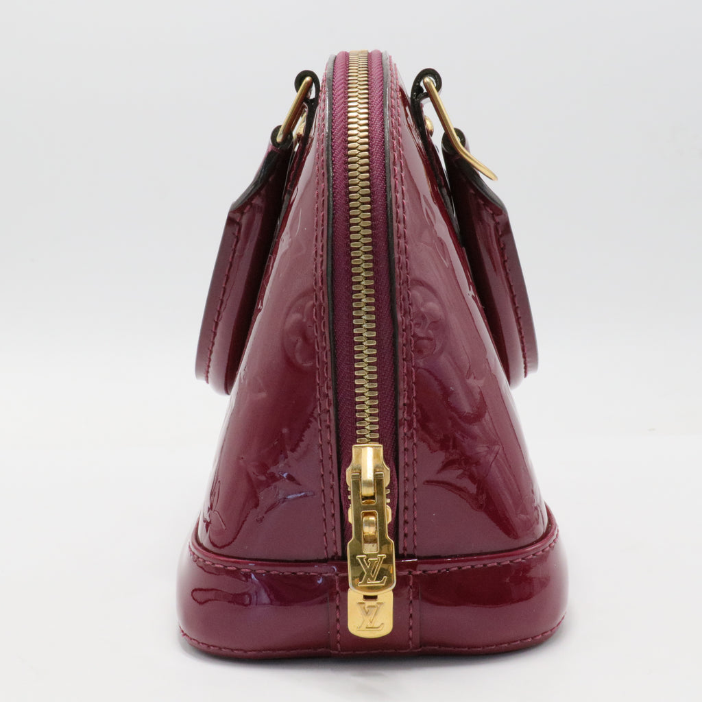 Alma Handbag Monogram Vernis BB