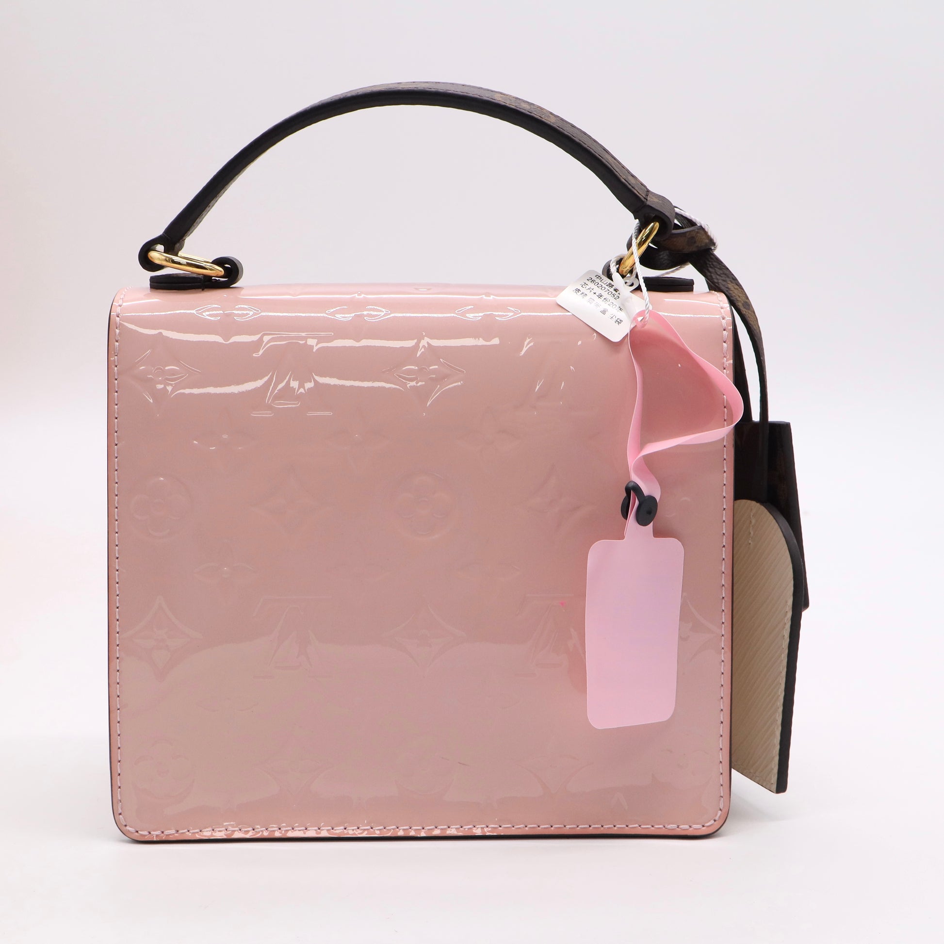 Spring Street NM Handbag Monogram Vernis with Monogram Canvas and Epi Leather TWINS LDJ3064