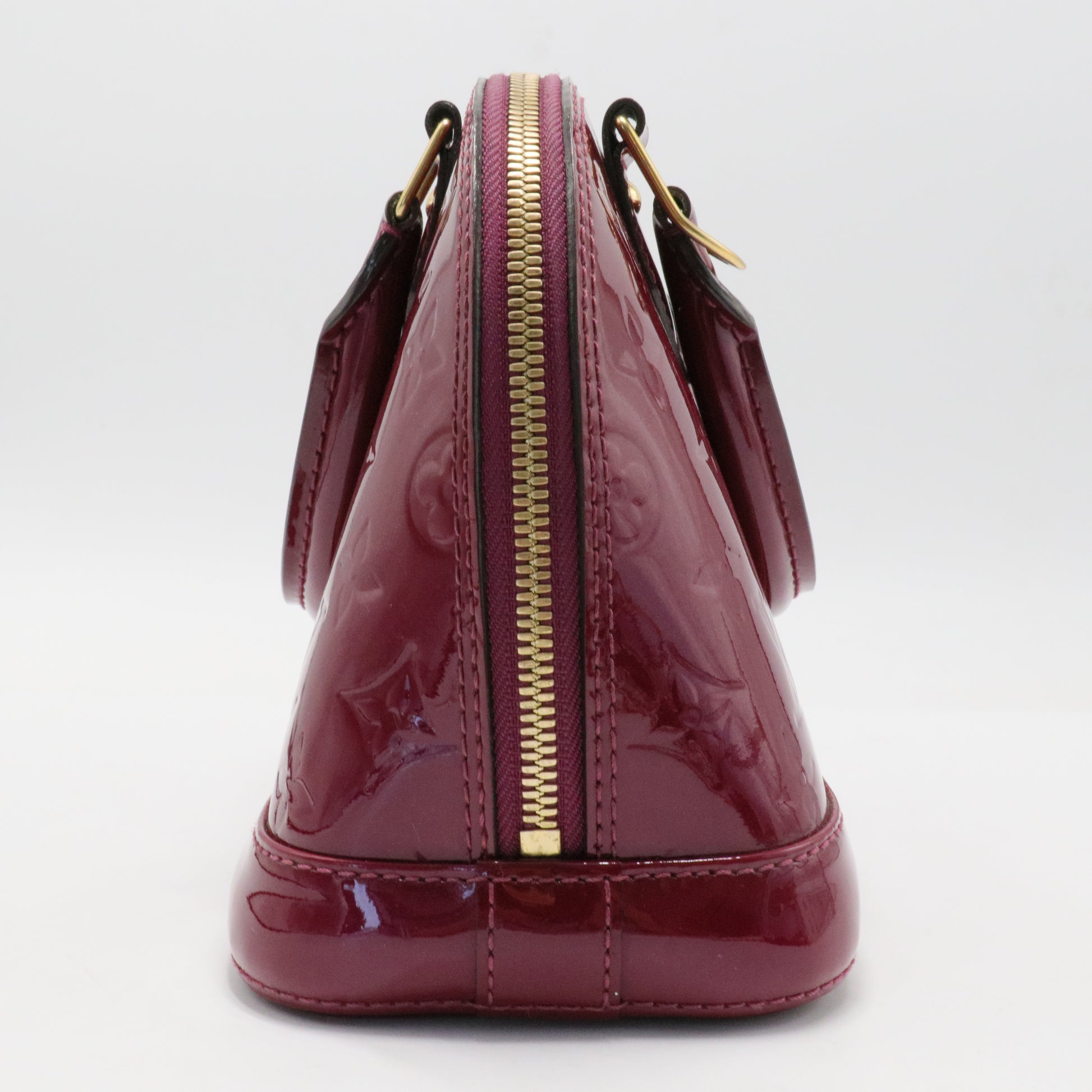 Alma Handbag Monogram Vernis BB