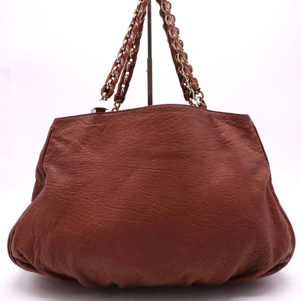 Textured Leather Large Mia Hobo twins