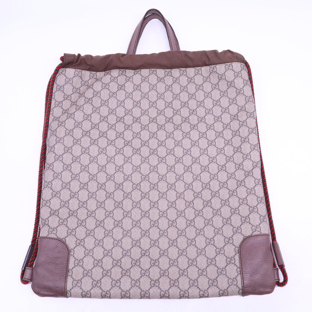 Courrier Convertible Soft Open Tote GG Coated Canvas with Applique  B21173