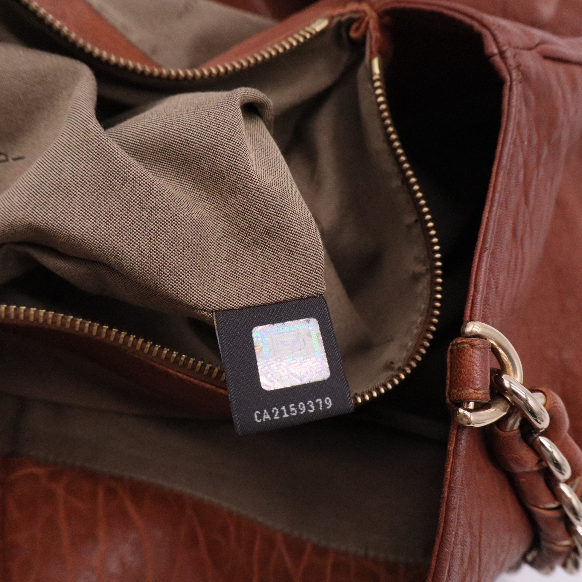 Textured Leather Large Mia Hobo twins