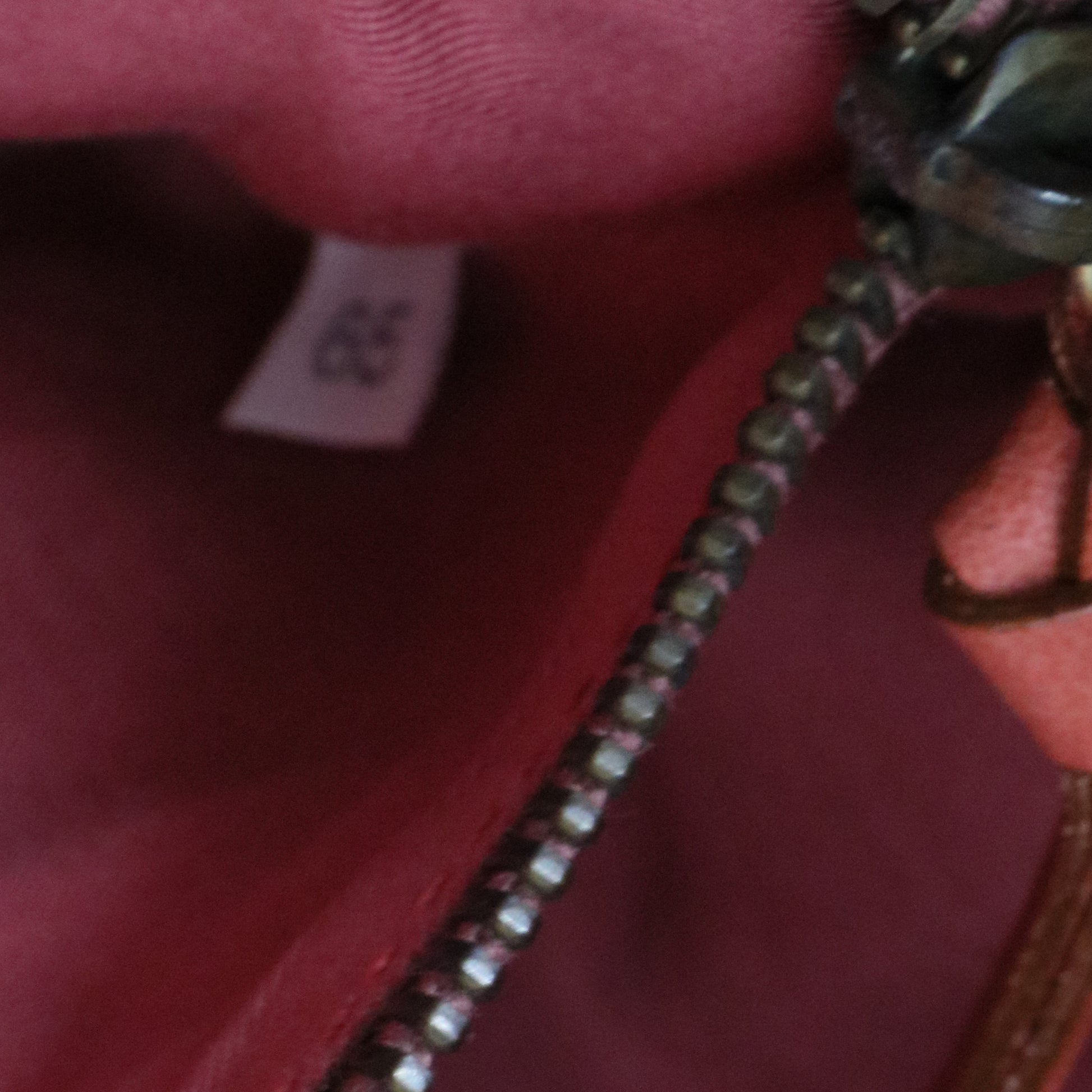 Leather Trim Canvas Handle Bag