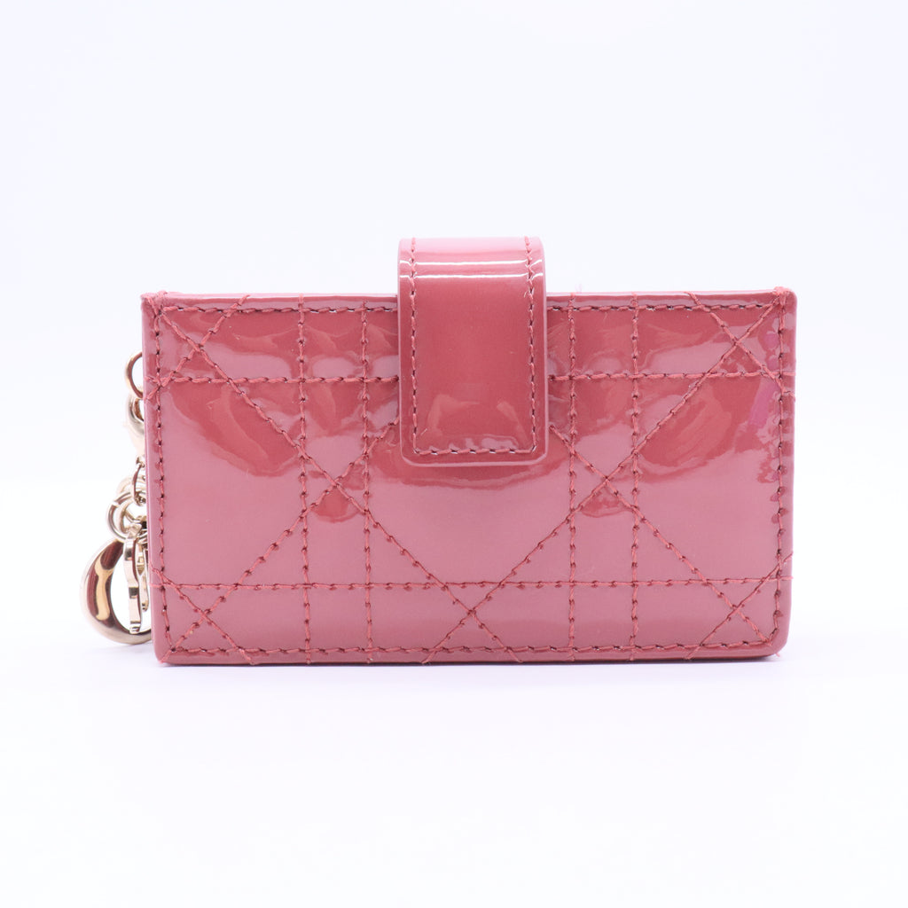 Lady Dior Jasmine Card Holder