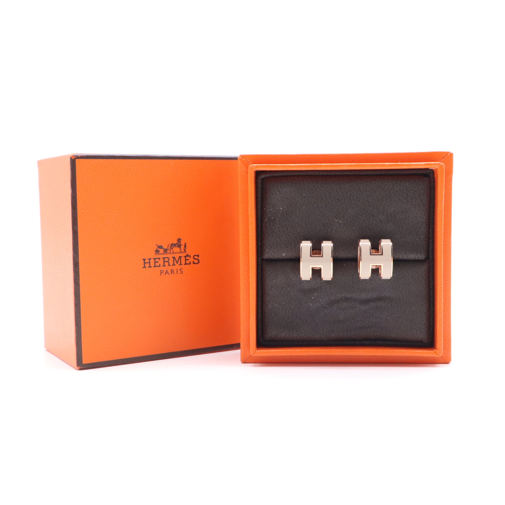 Hermes Mini Pop H Earrings W21537