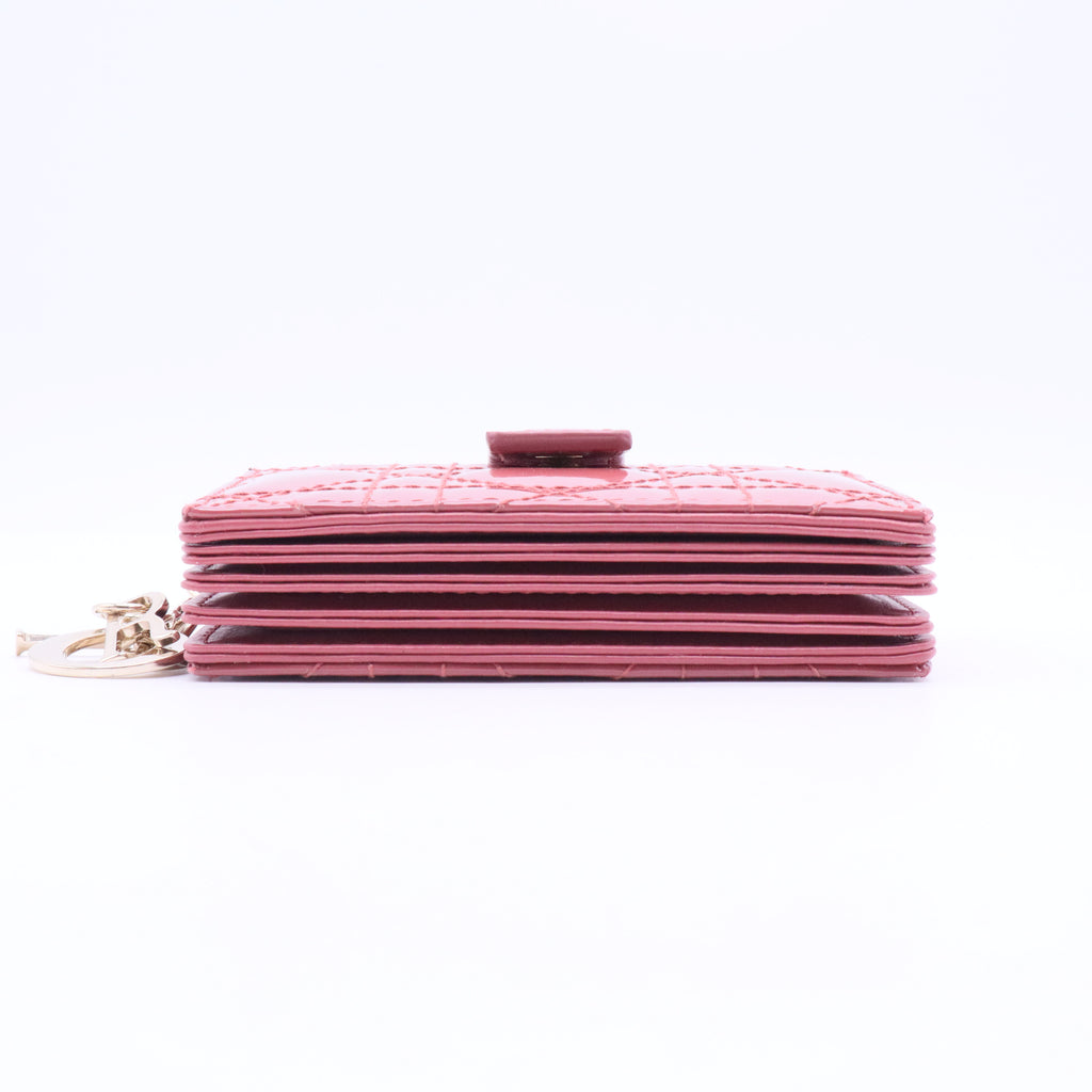Lady Dior Jasmine Card Holder