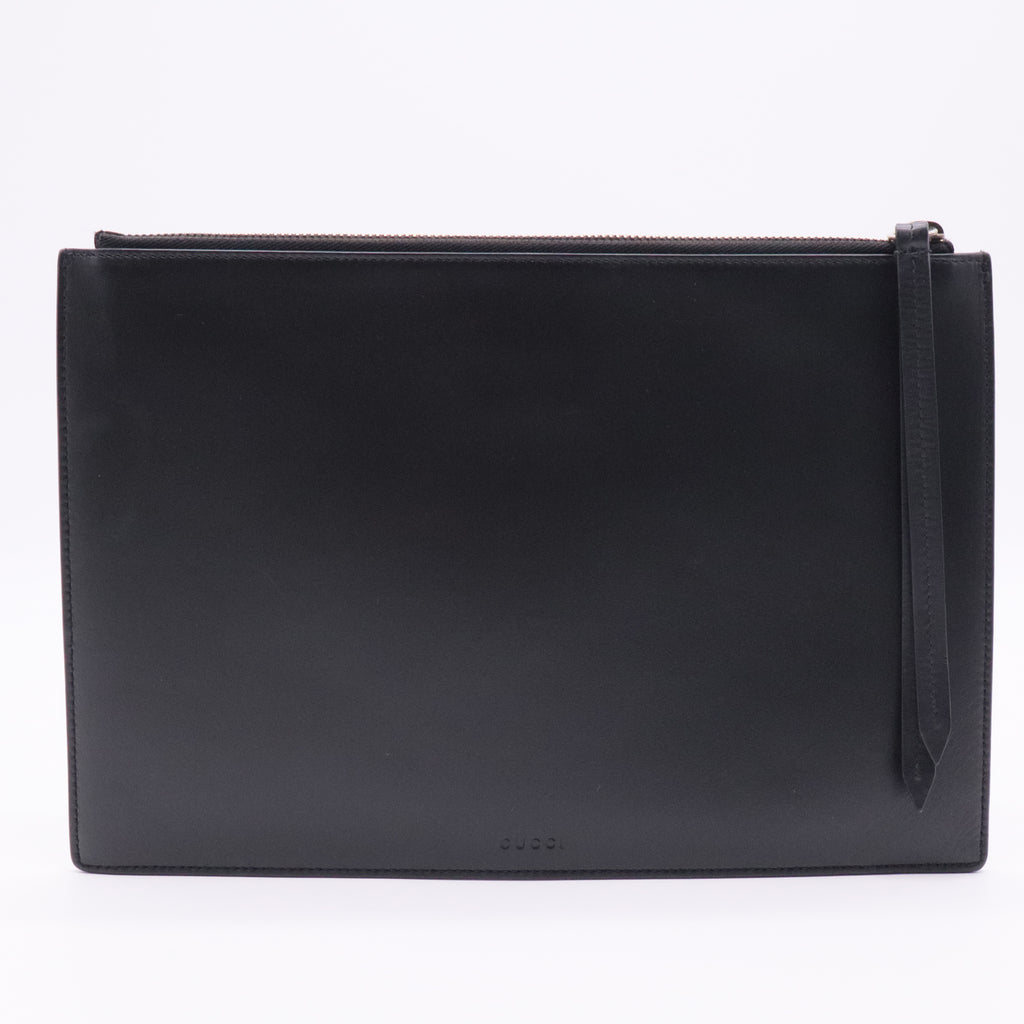 Gucci is Life Clutch Black Leather