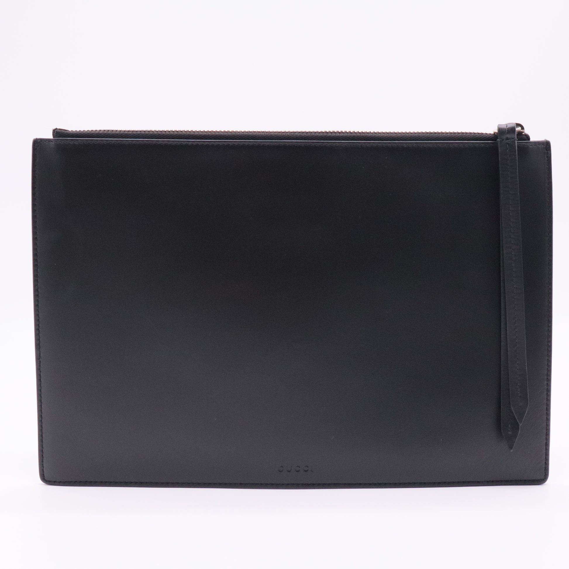 Gucci is Life Clutch Black Leather