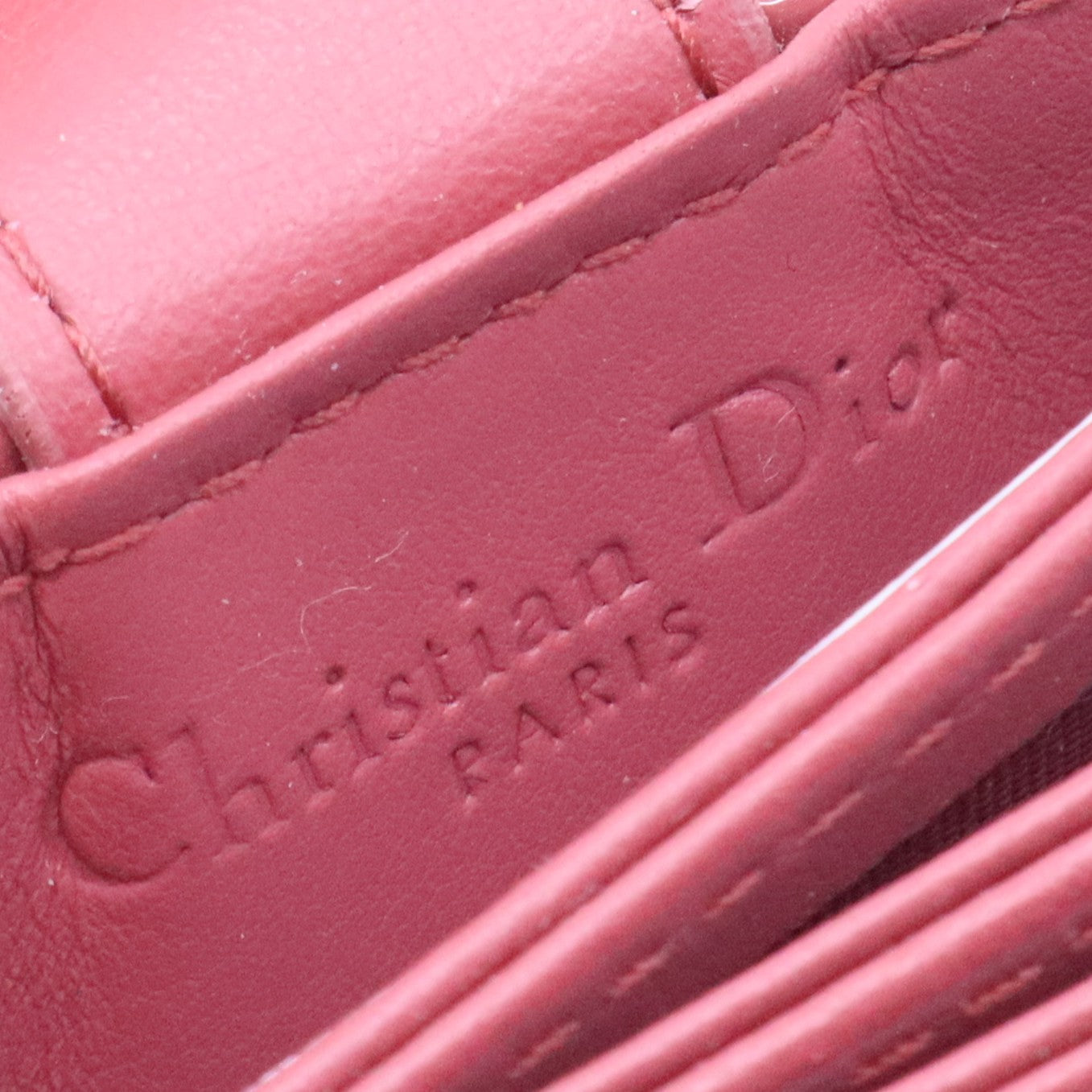 Lady Dior Jasmine Card Holder