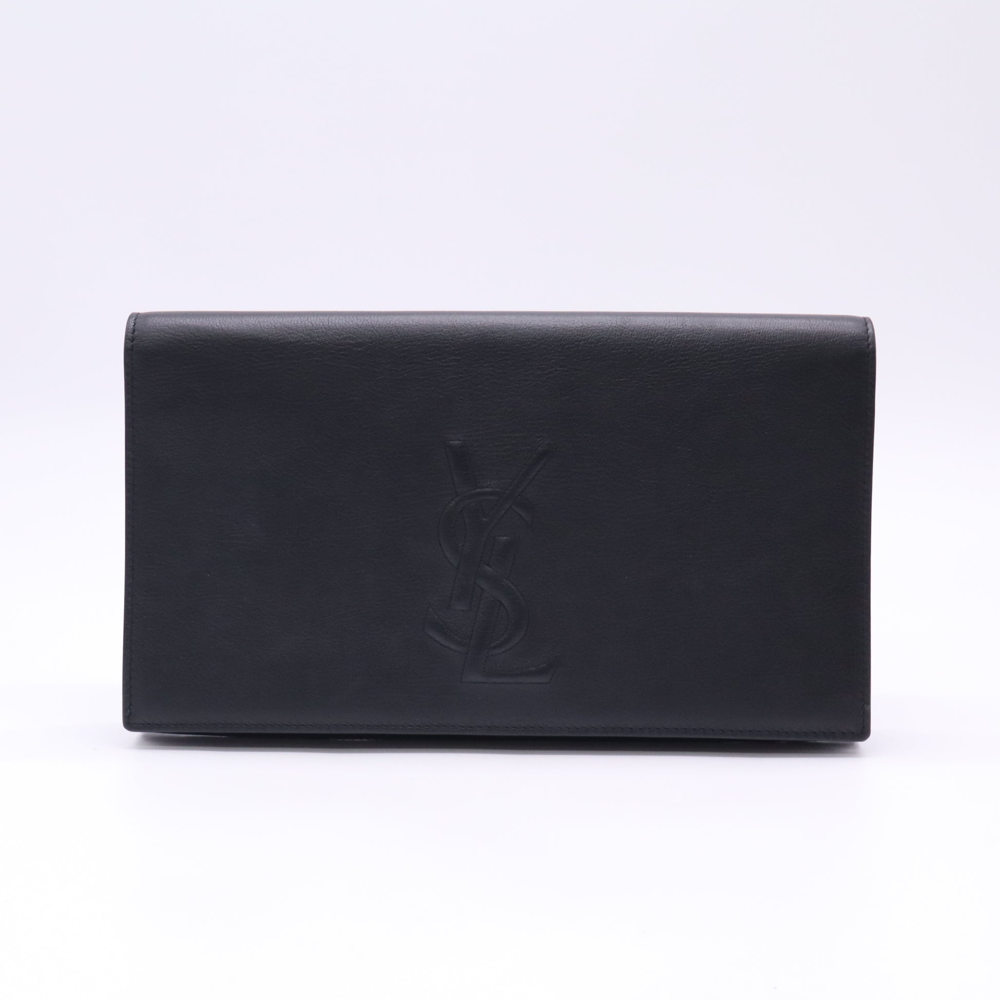 Calfskin Monogram Large Belle De Jour Clutch Black B23622