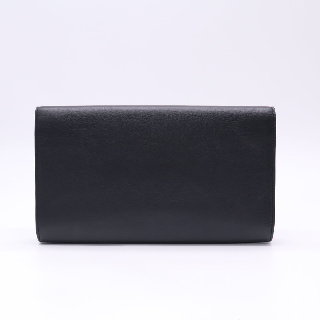 Calfskin Monogram Large Belle De Jour Clutch Black B23622