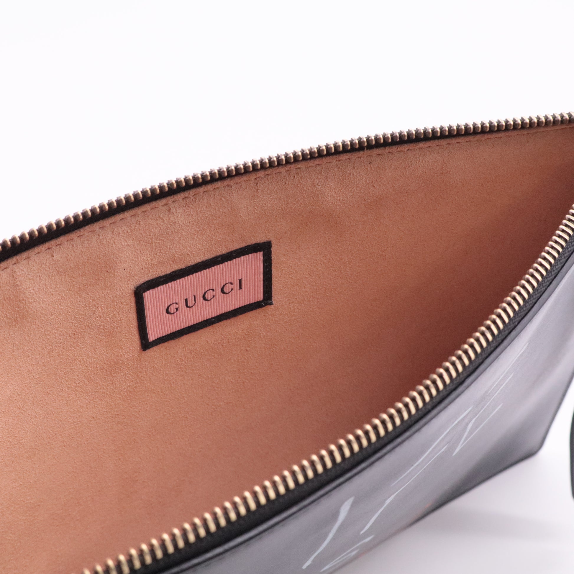 Gucci is Life Clutch Black Leather