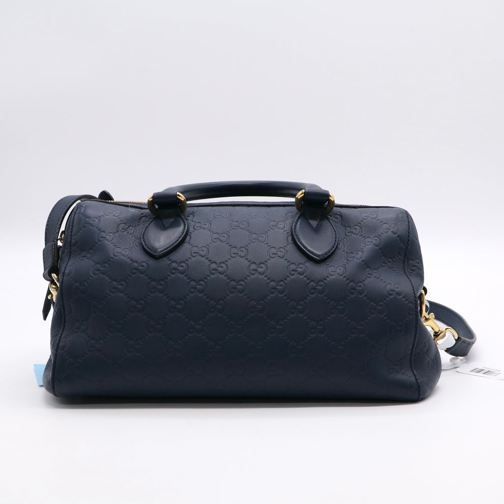 Gucci Signature Boston Bag Guccissima Leather Medium Twins B20399