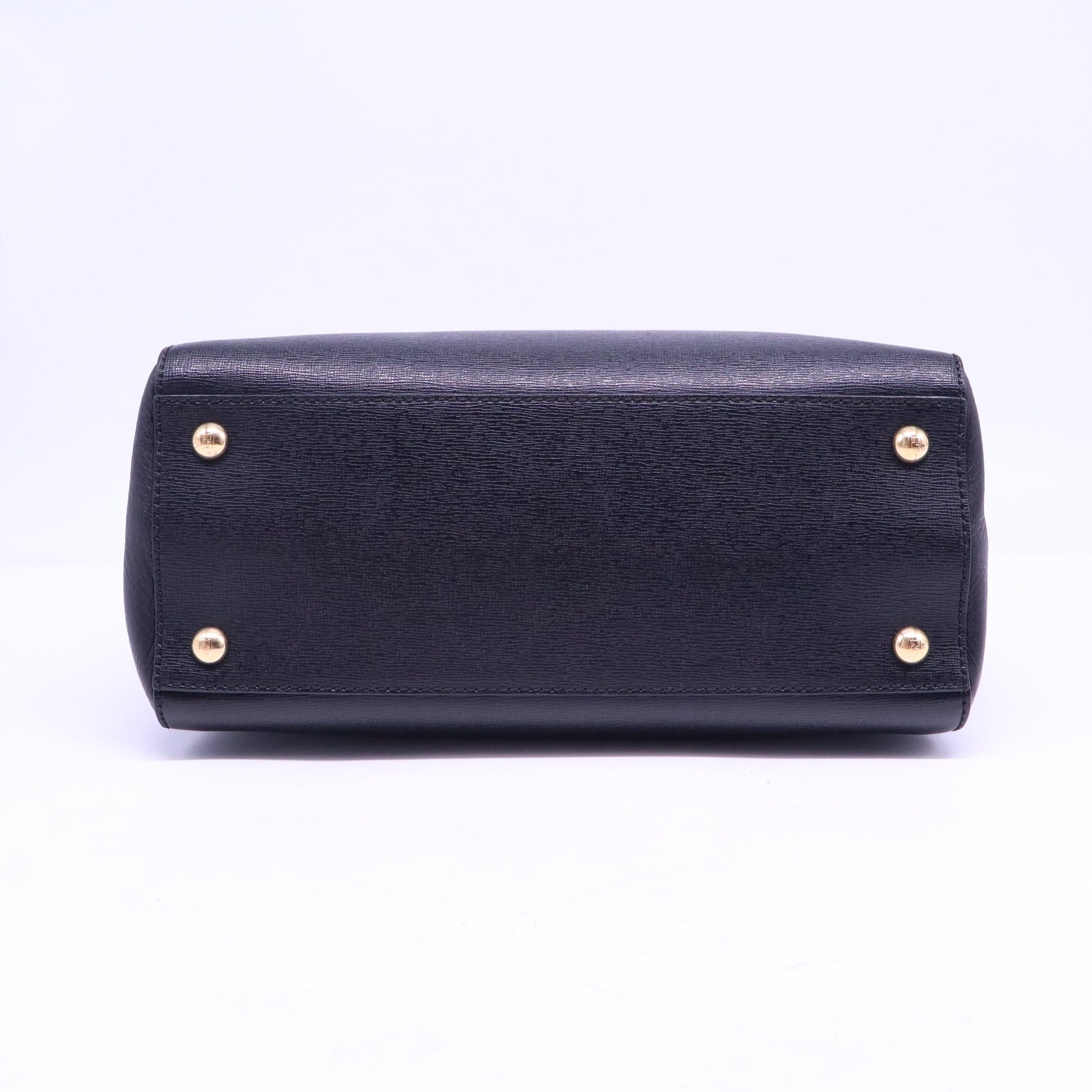 Vitello Elite Apple Charm Petite 2Jours Tote Black B21164