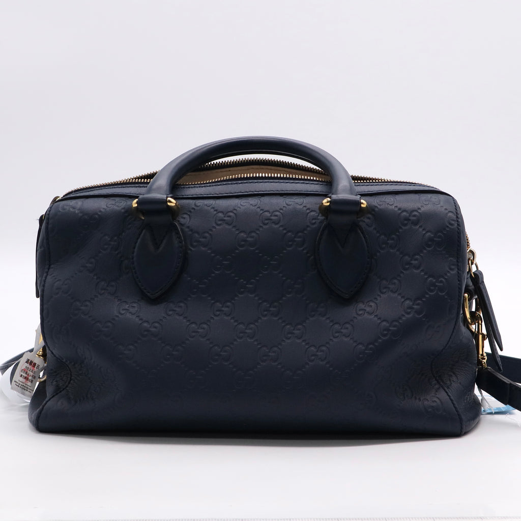 Gucci Signature Boston Bag Guccissima Leather Medium Twins B20399