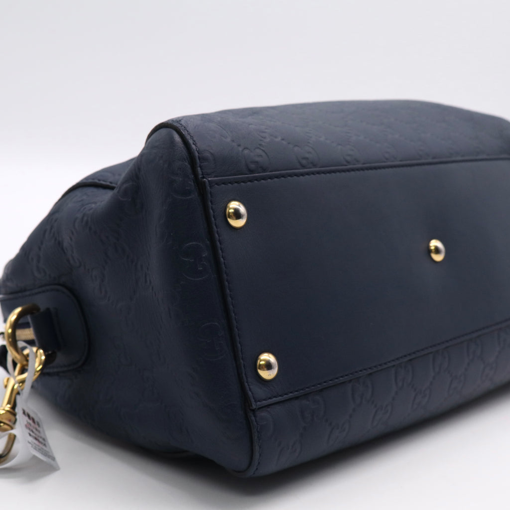 Gucci Signature Boston Bag Guccissima Leather Medium Twins B20399