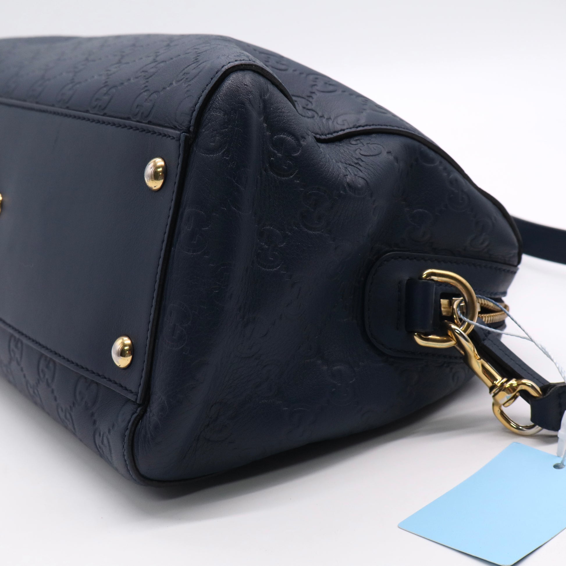 Gucci Signature Boston Bag Guccissima Leather Medium Twins B20399