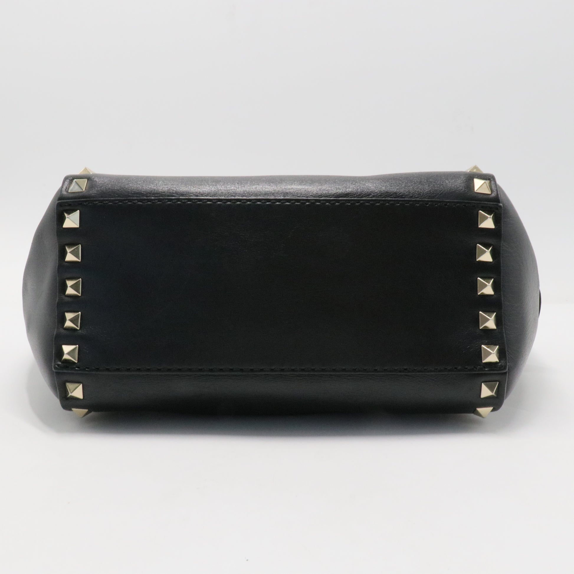 Rockstud Tote Rigid Leather Small
