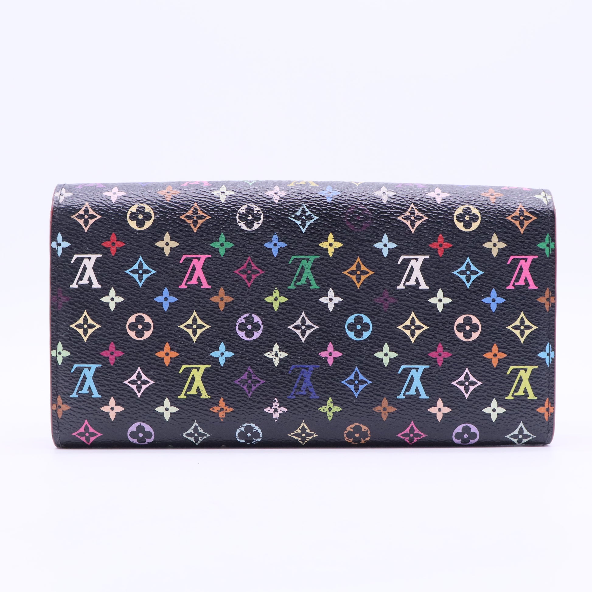  Black Multicolor Monogram Sarah Wallet