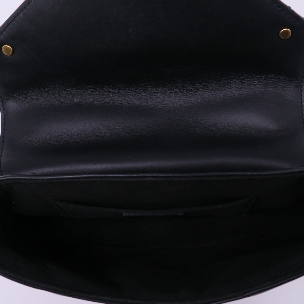 Louis Vuitton Calfskin New Wave Chain PM Black twins LDJ4459