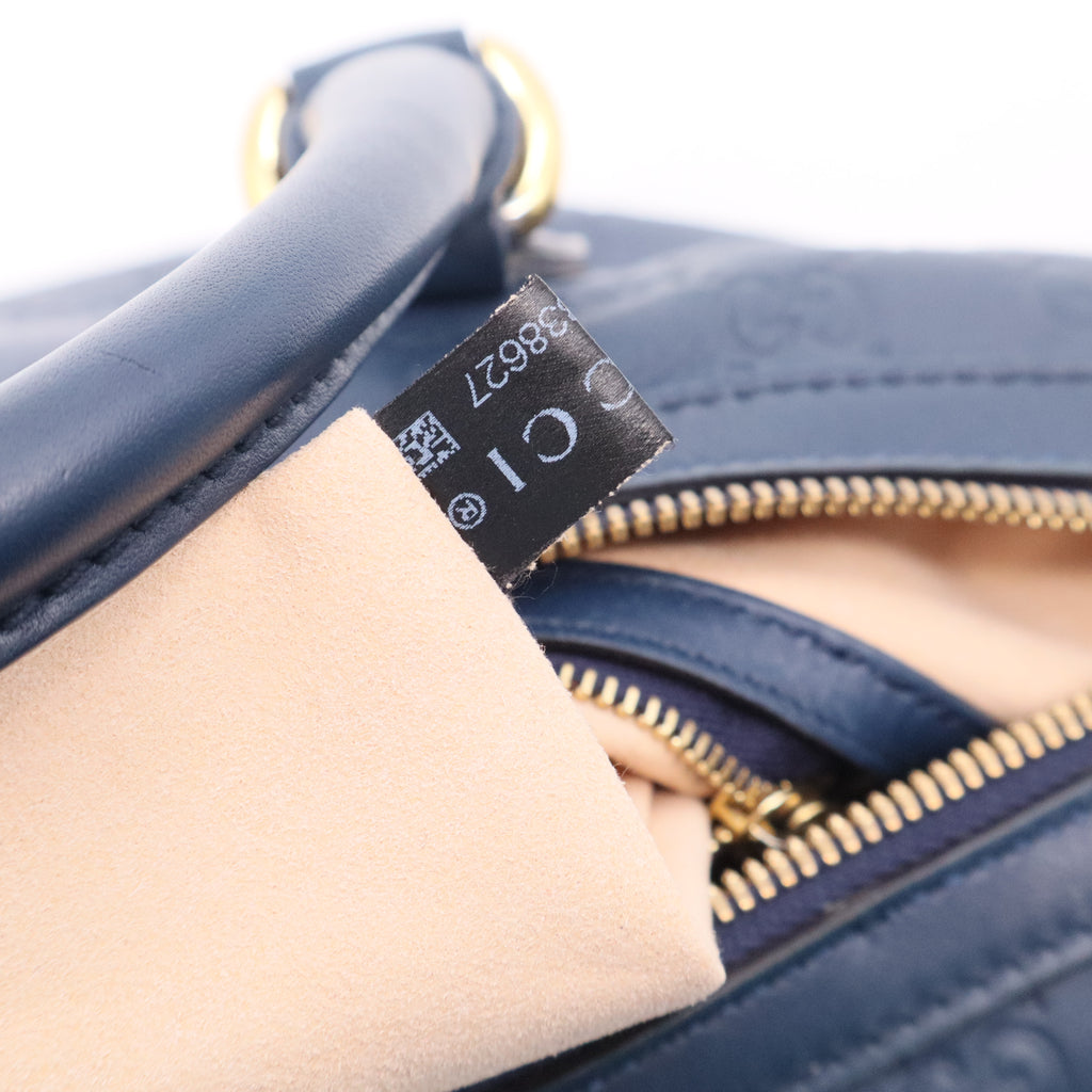 Gucci Signature Boston Bag Guccissima Leather Medium Twins B20399