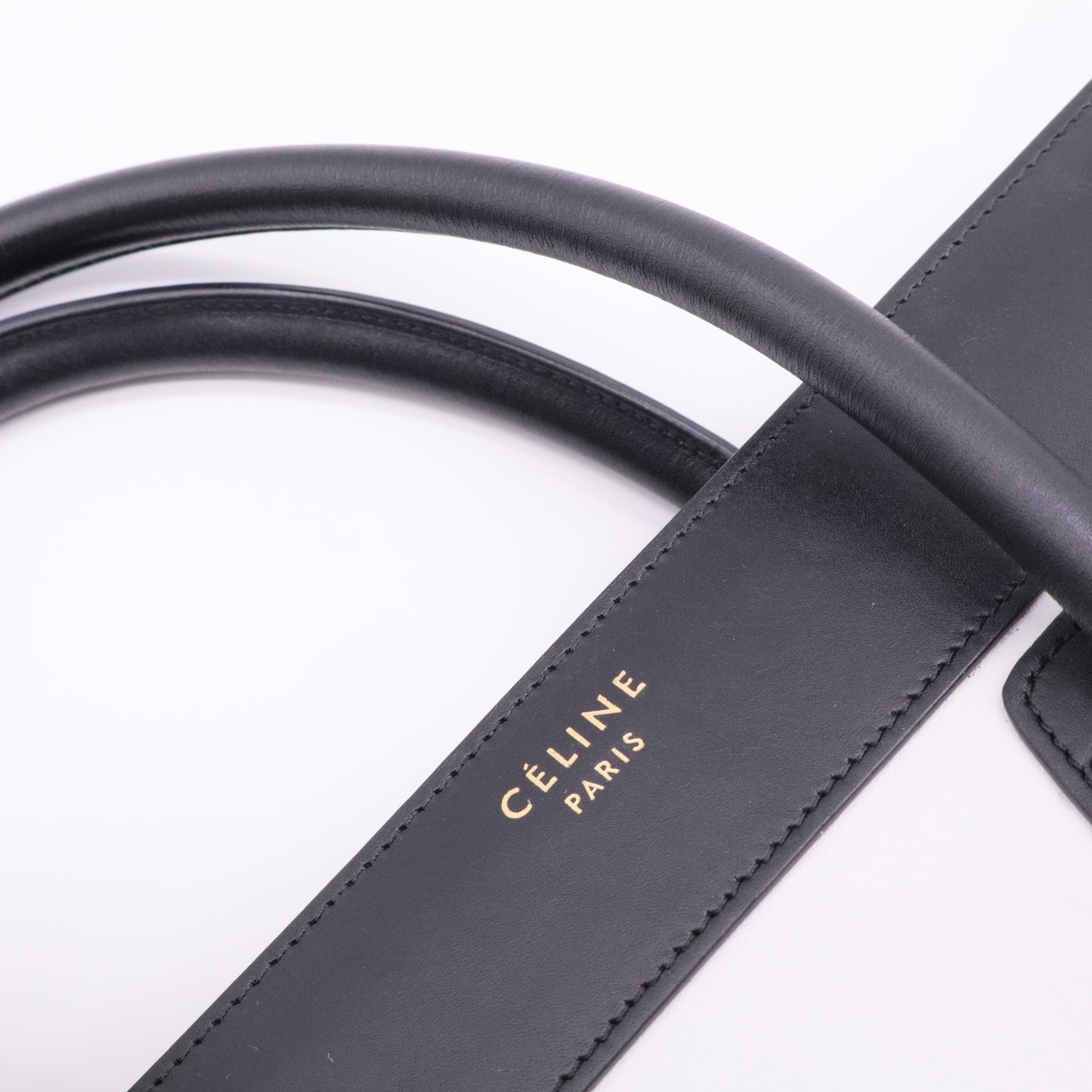 Tricolor Luggage Bag Leather Micro