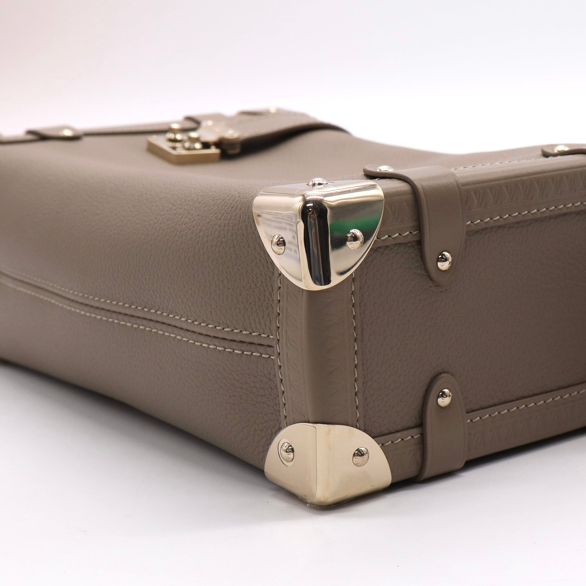 Side Trunk Handbag Taurillon Leather MM TWINS LDJ3128