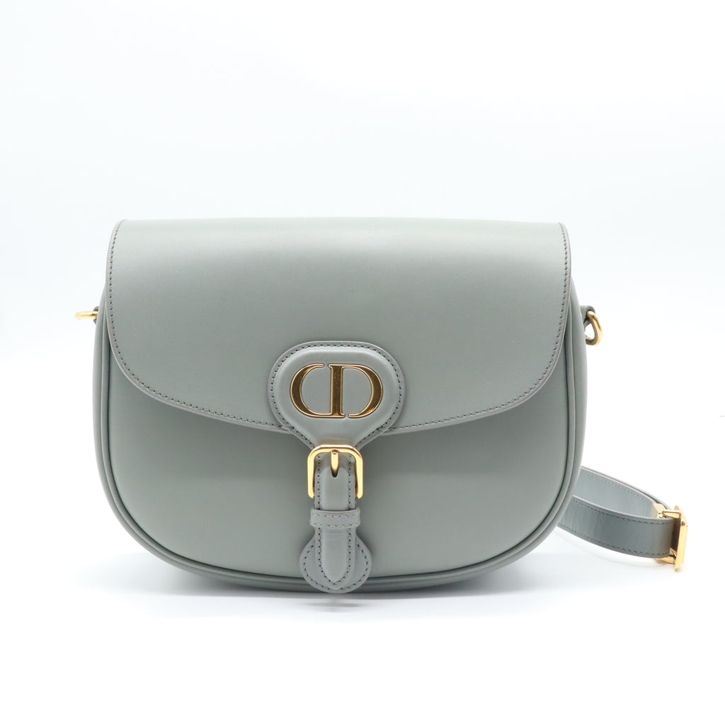 Christian Dior Bobby Flap Bag Leather Medium B22187