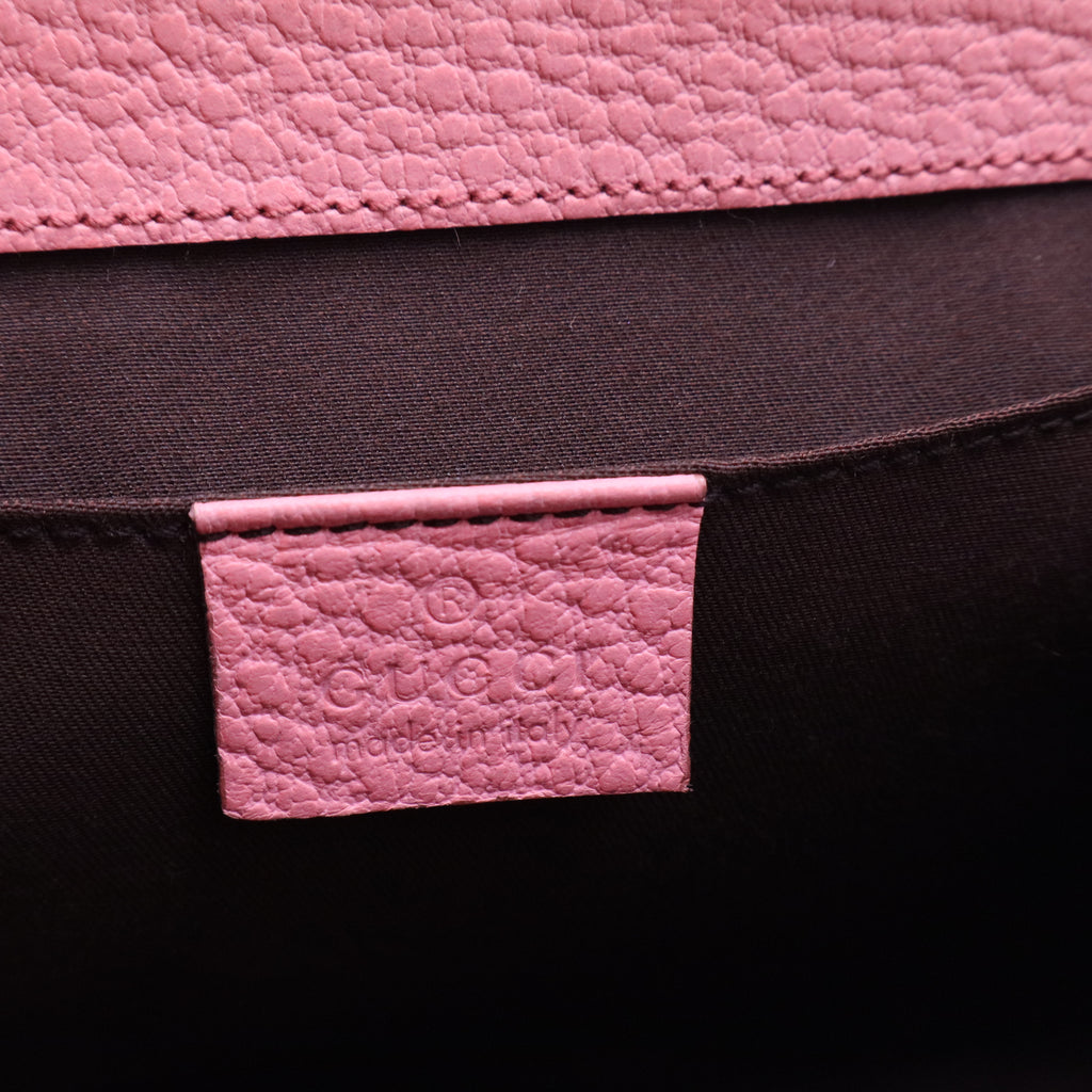 Nailhead Bamboo Top Handle Bag