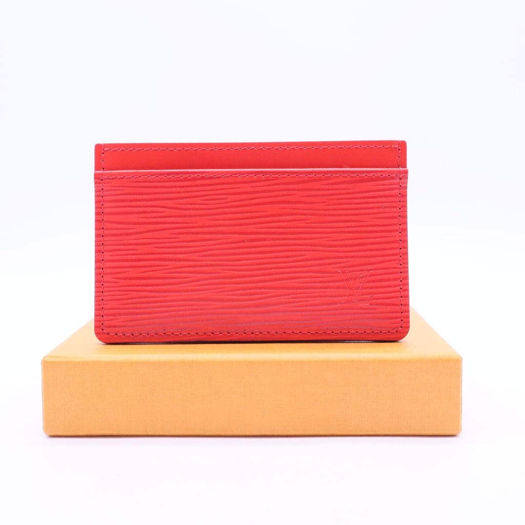 Epi Leather Card Holder