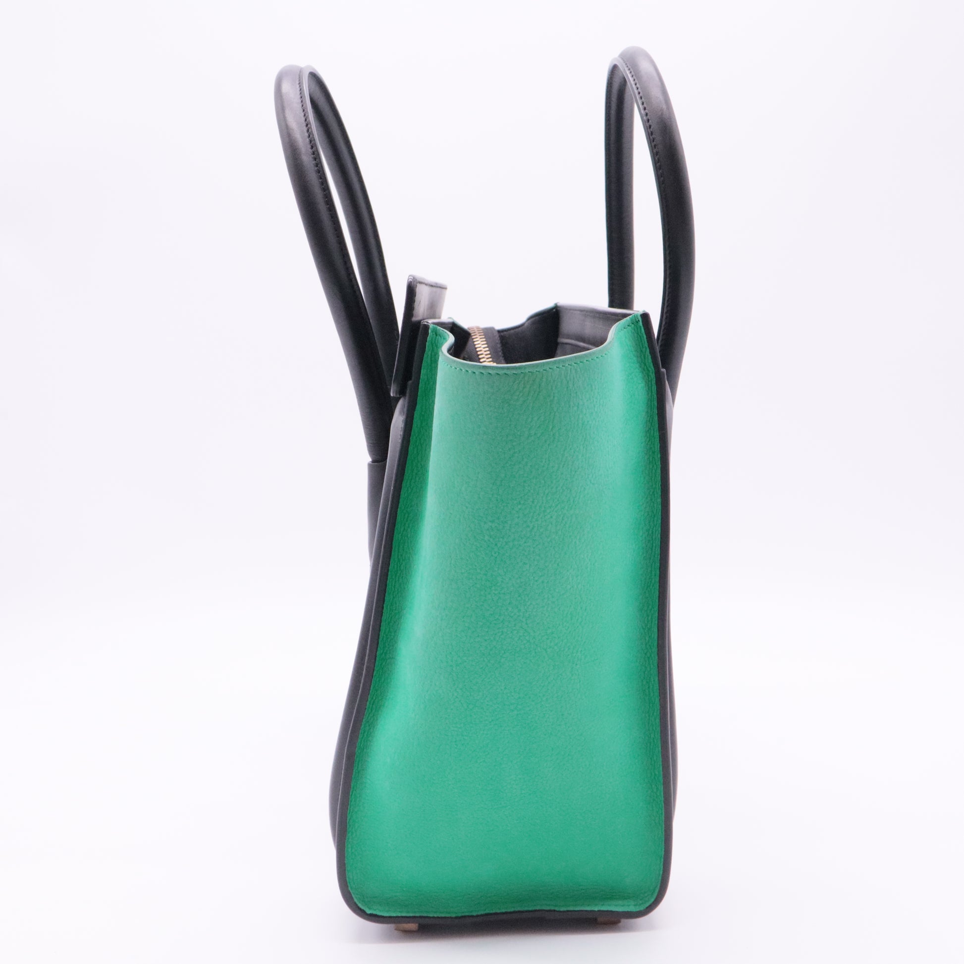 Tricolor Luggage Bag Leather Micro