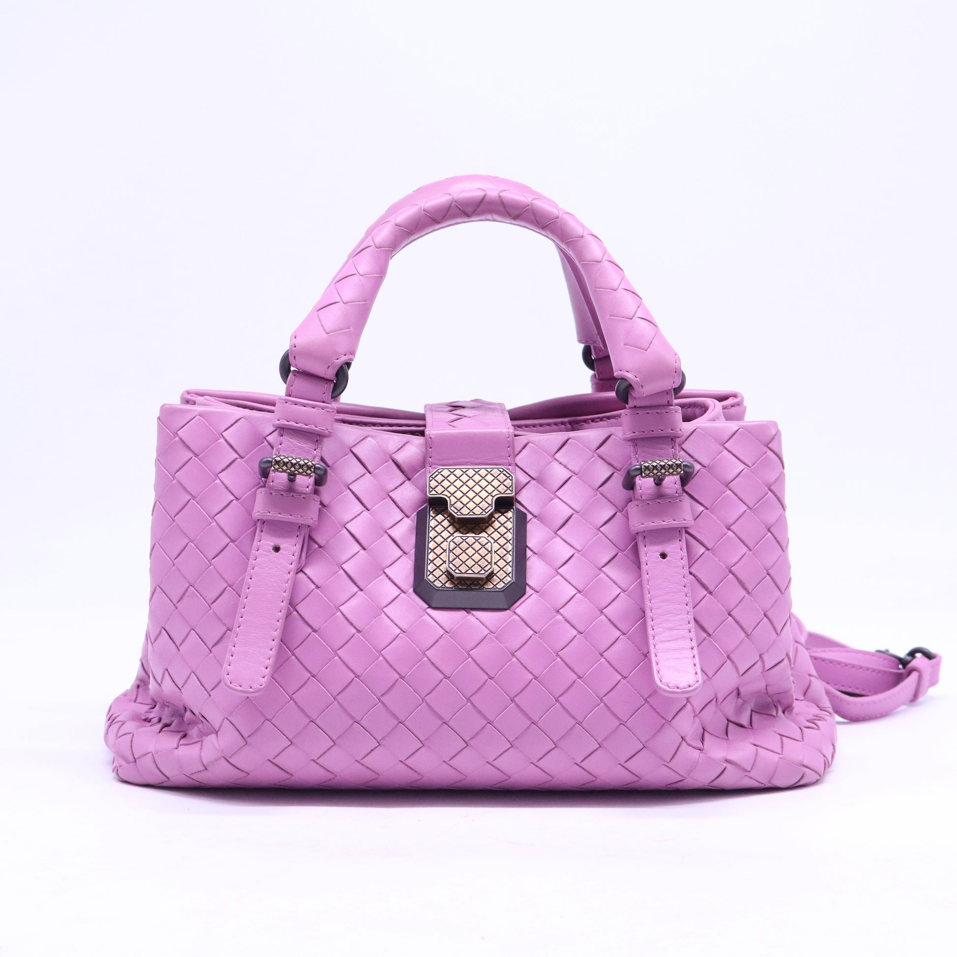 Intrecciato Leather Roma Handbag B21208