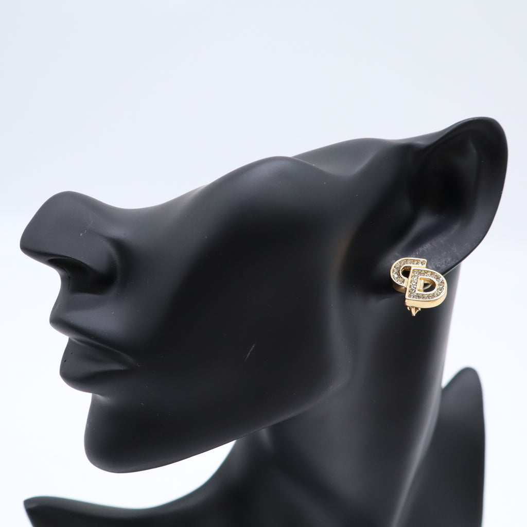 Petit CD Stud Earrings Clip-on Twins LDJ4431