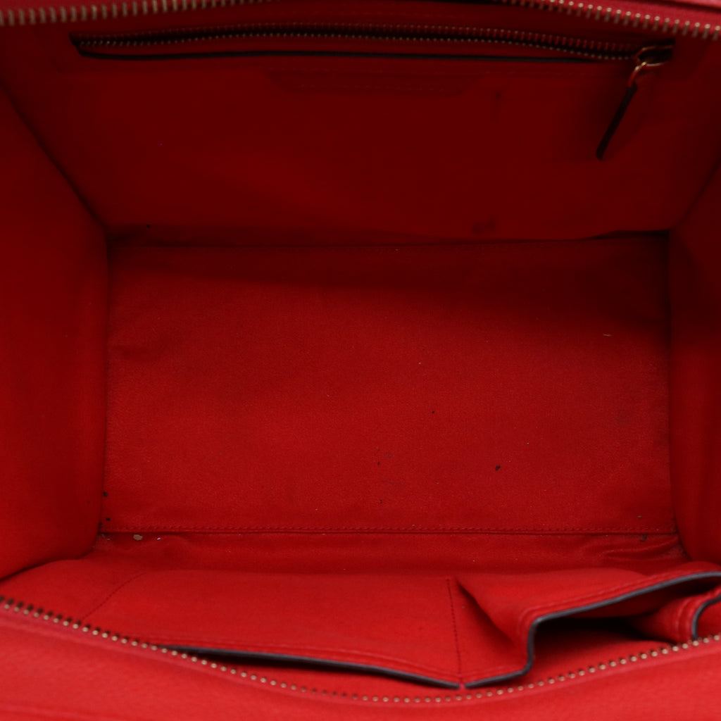 Celine Drummed Calfskin Luggage Bag Twins LDZ526