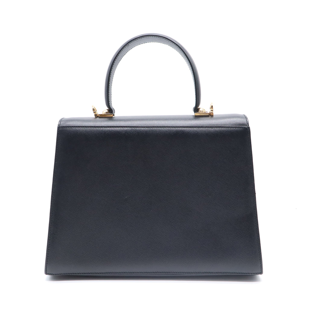 Gancini Convertible Top Handle Bag Leather Medium B21909