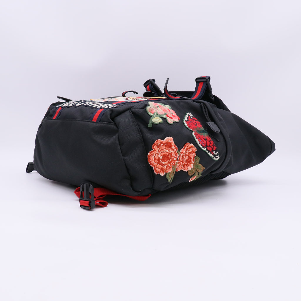 Gucci Techno Canvas Web L'Aveugle Par Amour Embroidered Twins LDJ5695