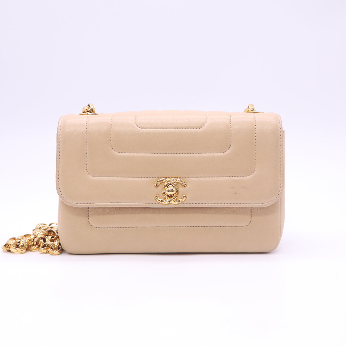 Chanel Vertical Quilt Flap Bag Twins LDZ1116